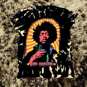 Vintage distressed Jimi Hendrix tee t shirt